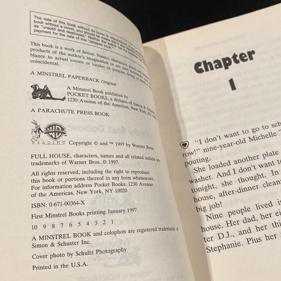 Full House Michelle #12: The Substitute Teacher by Cathy East Dubowski - Novel - Picture 4 of 6